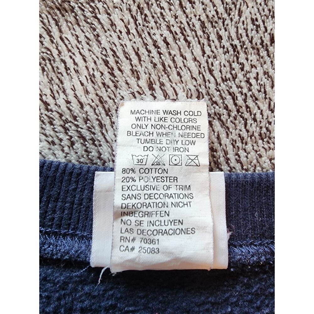 Vintage Hard Rock Cafe San Antonio Large Navy Blue Sweatshirt - Picture 4 of 6
